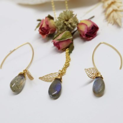 boucles d'oreilles or jaune
