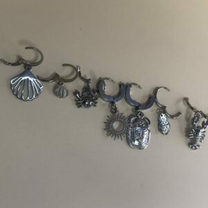 Boucles d'oreilles Coquillages et crustacé - acier inoxydable